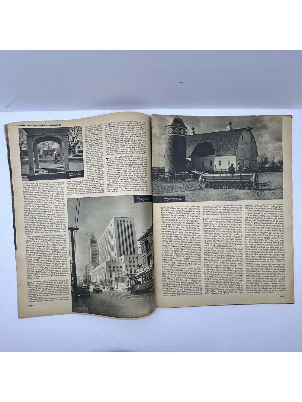 1945 YANK The Army Weekly Magazine Final Issue Honorable Discharge Cover Vol.4